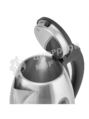 Чайник электрический DELTA DL-1114 нерж. с серым