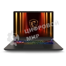 Ноутбук MSI Vector 16 HX AI A2XWIG-487XRU серый Intel Core Ultra 9 275HX/32Gb/SSD 1Tb/RTX 5080 16Gb/16