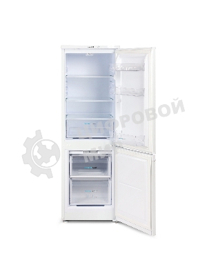 Холодильник Бирюса 418 белый двухкамерный 125/55л морозилка снизу