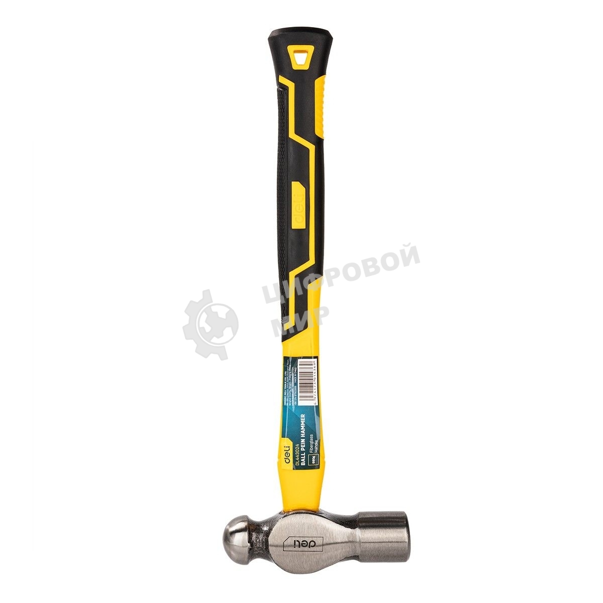 Рихтовочный молоток Deli DL443024 680 гр Фибергласовая рукоять