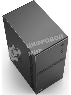 Компьютерный корпус CBR mATX Minitower V201, без БП, 2хUSB 2.0, HD Audio+Mic, черный PCC-MATX-V201-WPSU