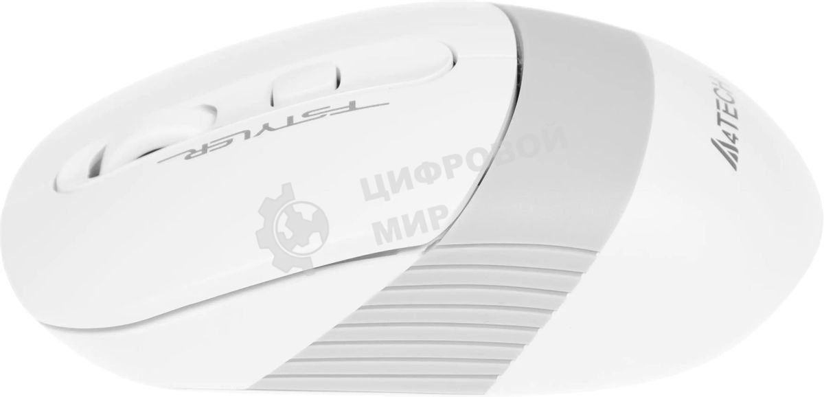 Мышь беспроводная A4Tech Fstyler FG10S белый/серый, 2000 dpi, радиоканал, USB, кнопки - 4