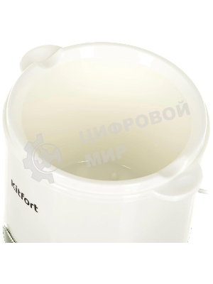 Йогуртница Kitfort KT-2005 20Вт 1б. 1500 мл белый/зеленый