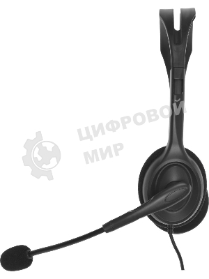 Гарнитура Logitech H110 серебристый, проводная, 3.5 мм