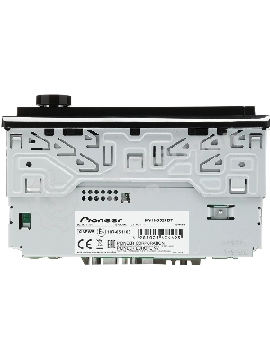Автомагнитола Pioneer MVH-S520BT, 1 DIN, Bluetooth, USB Type-A, AUX, пульт ДУ, съёмная панель