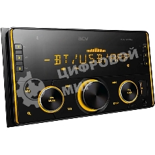 Автомагнитола ACV AVS-2100BM, 2 DIN, Bluetooth, USB Type-A, AUX, пульт ДУ