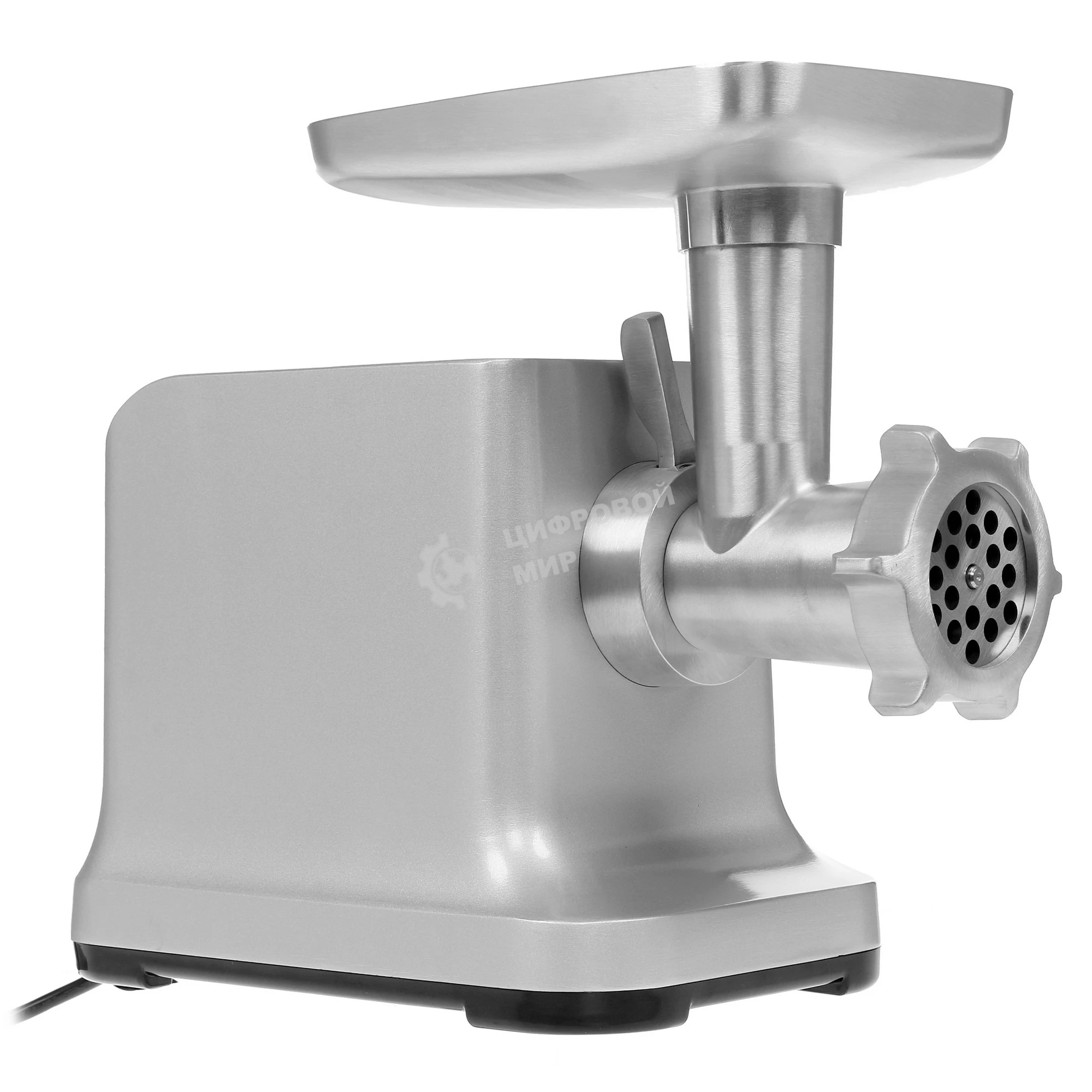 Мясорубка электрическая CASO FW 2000 серебристый, 2000 Вт, 2.5 кг/мин, реверс, защита от перегрузки, насадки - 5