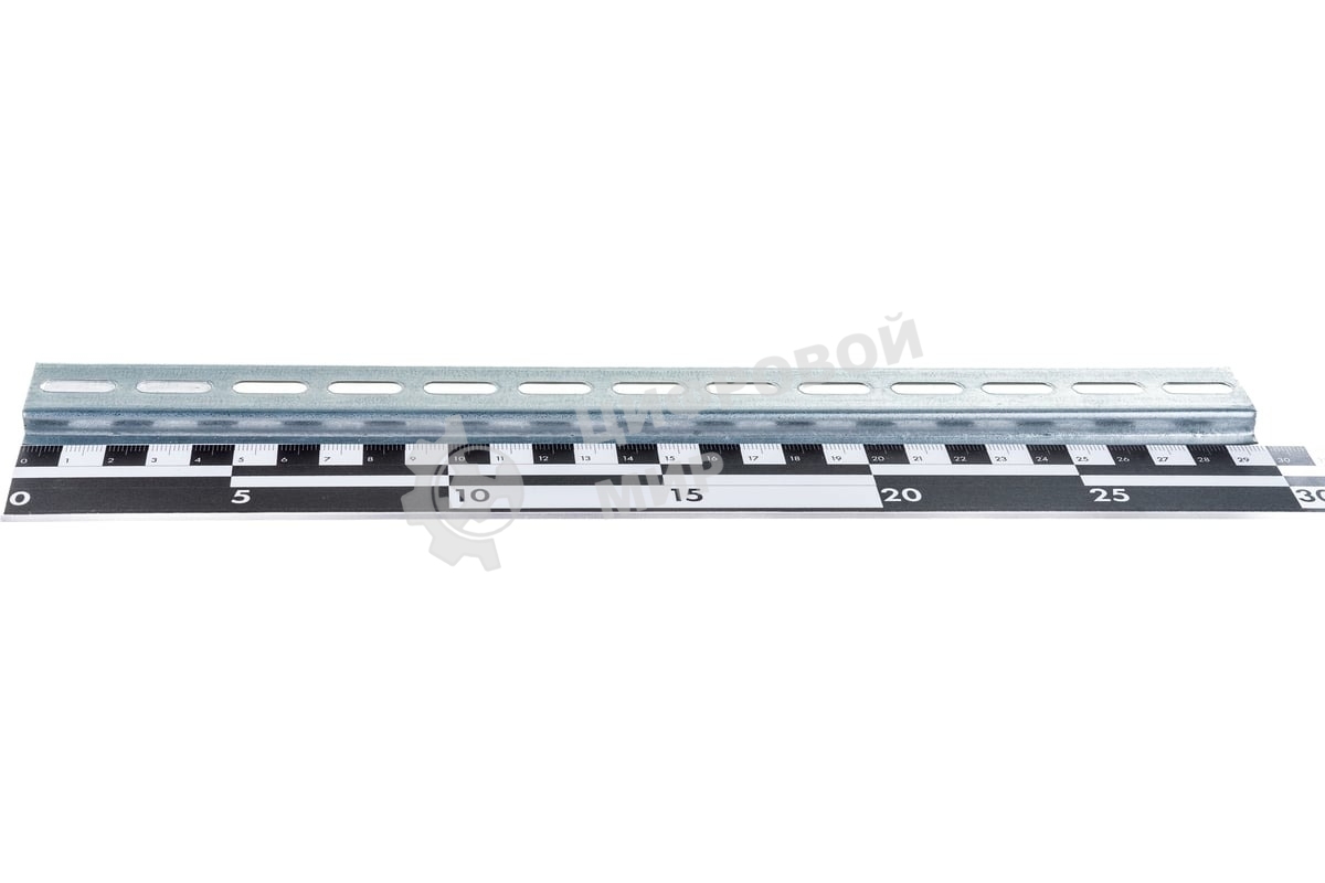 Рейка DIN перфорированная L300 с инд. ШК PROxima EKF adr-30-x