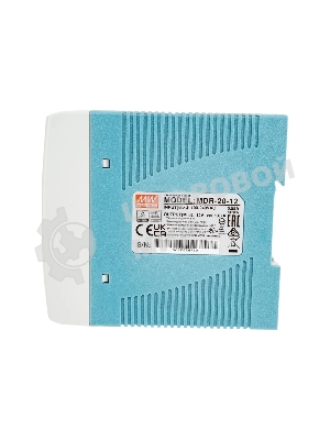 Блок питания AC-DC, 20Вт, вход 85-264V AC, 47-63Гц,120-370В DC, выход 12В,0-1,67A, рег. вых=±10%Uном, в кожухе на DIN-рейку