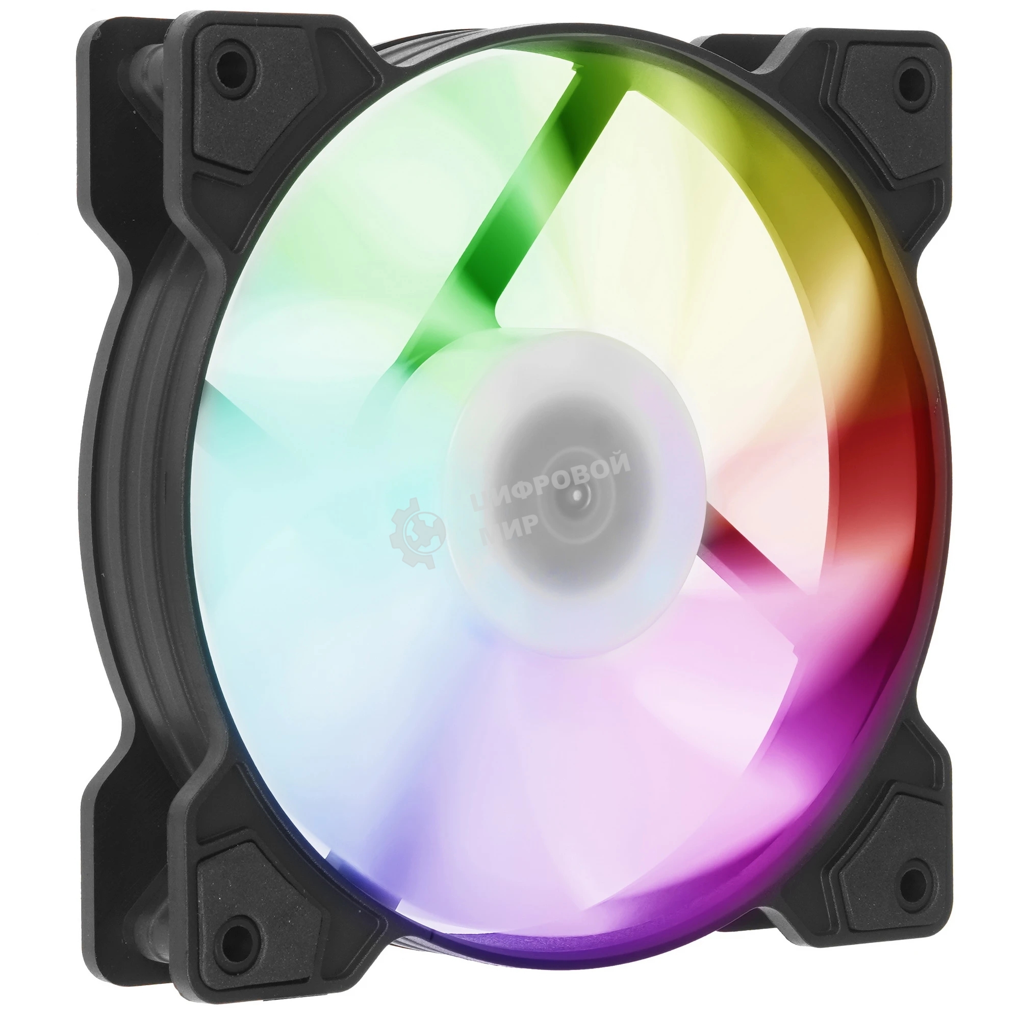 Вентилятор для корпуса Powercase M2 черный, 120 мм, 1500 об/мин, 29.58 дБ, 4 pin