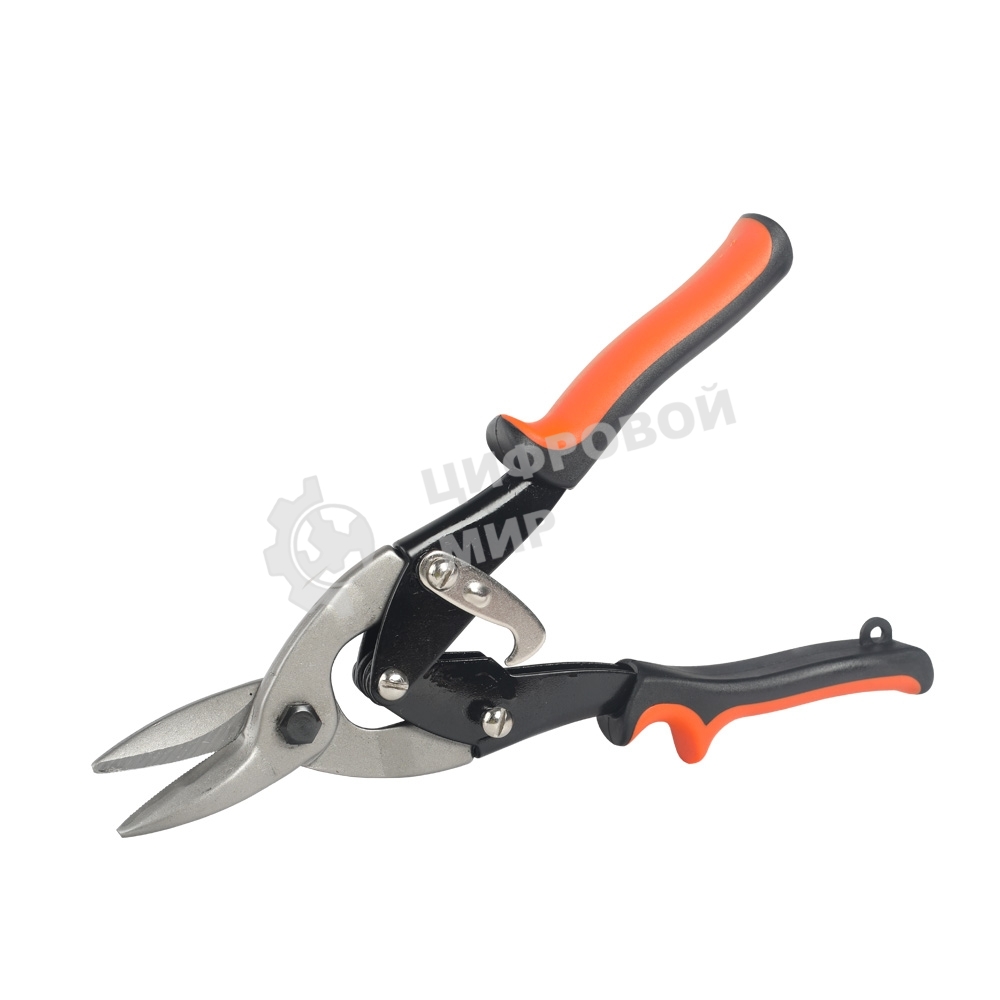 Ножницы по металлу PATRIOT ASP-250S, прямой рез, CRV, двухкомпонентные рукоятки, 250мм