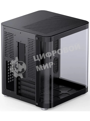 Корпус без блока питания Корпус JONSBO TK-1 Black 2.0 MATX без БП, mini-ITX, micro-ATX, черный