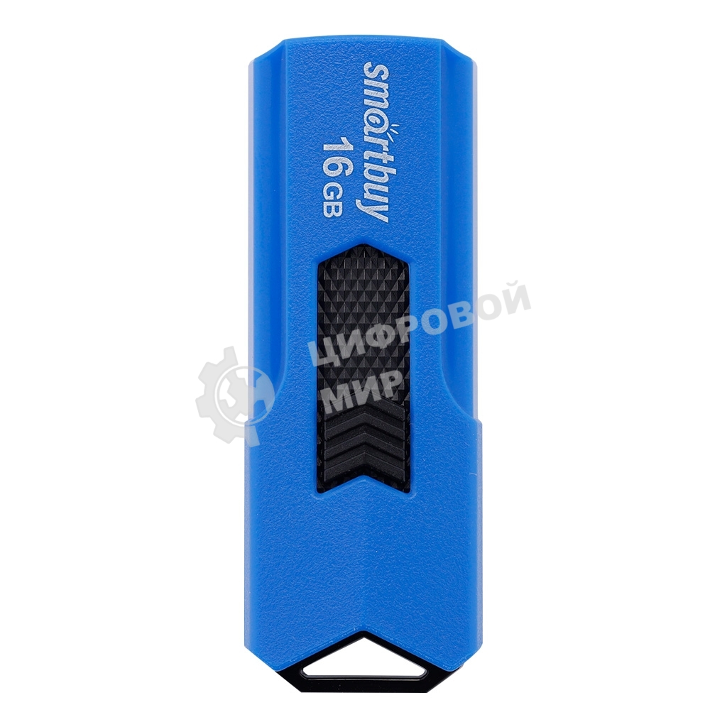 Флешка USB Smartbuy STREAM Blue (SB16GbST-B), 16Gb, USB 2.0, R/W 25/15, синий/черный