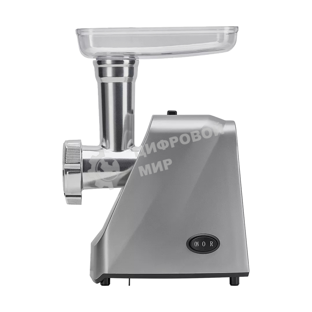 Мясорубка электрическая Polaris PMG 2077 графит, 2000 Вт, 2.0 кг/мин, реверс, защита от перегрузки, насадки - 6