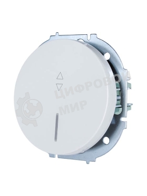 Выключатель проходной 1-кл. СП OSEN 10А IP20 с подсветкой механизм бел. LEZARD 743-0288-114