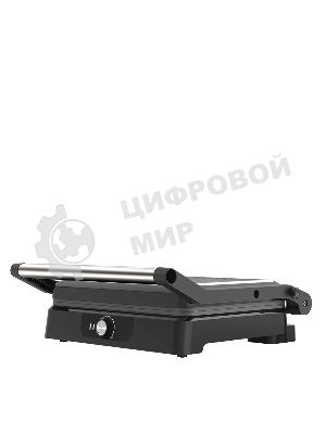 Гриль электрический Topdevice EG1/2200 Вт/0-240 °C/раскрытие на 180 °C/несъемные панели/черно-серебристый (TDSEG001_BK)