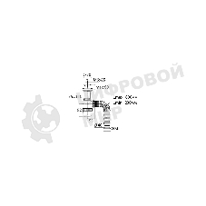 Сифон ЭЛИТ для моек и раковин 1'1/2 x 40/50 мм с нержавеющей чашкой 70 мм, гофротрубой L800 мм, литой выпуск