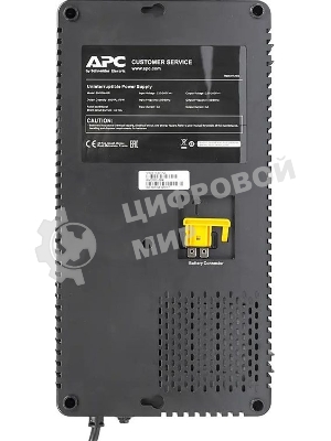 Источник бесперебойного питания APC Back-UPS BV650I-GR / 650ВА / 375Вт / 4 х CEE 7 (евророзетка)