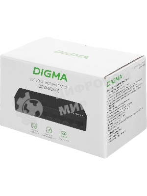 Коммутатор Digma DSW-308FE, 8×100 Мбит/с, неуправляемый