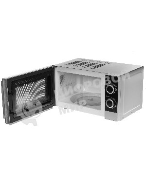 Микроволновая печь Kraft KF-20MW7S-200M серебристый, 20 л, 700 Вт, переключатели - поворотный механизм