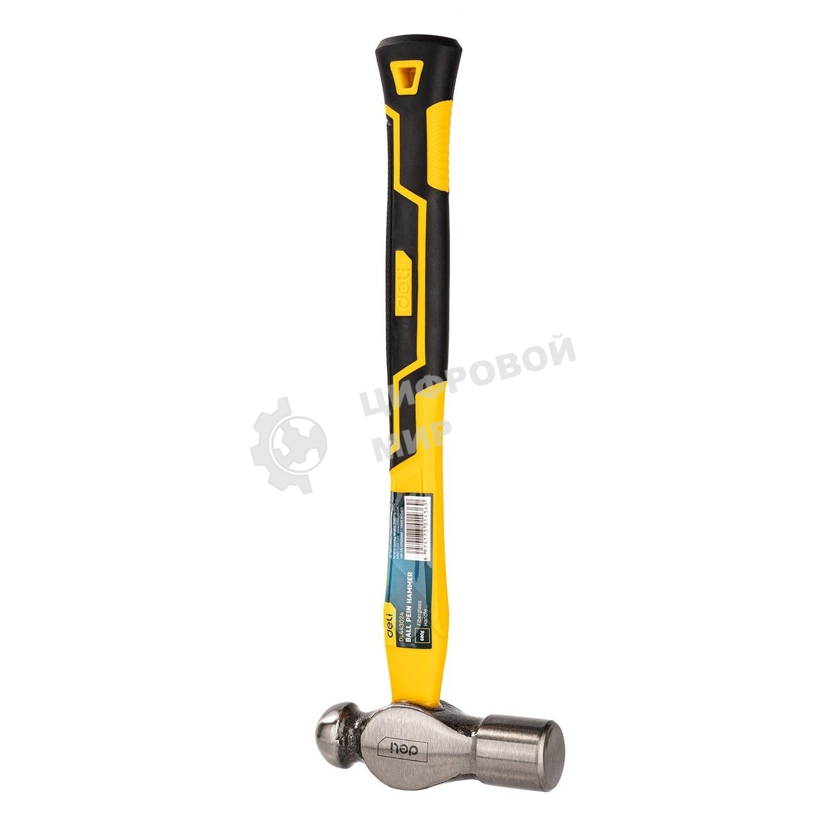 Рихтовочный молоток Deli DL443024 680 гр Фибергласовая рукоять