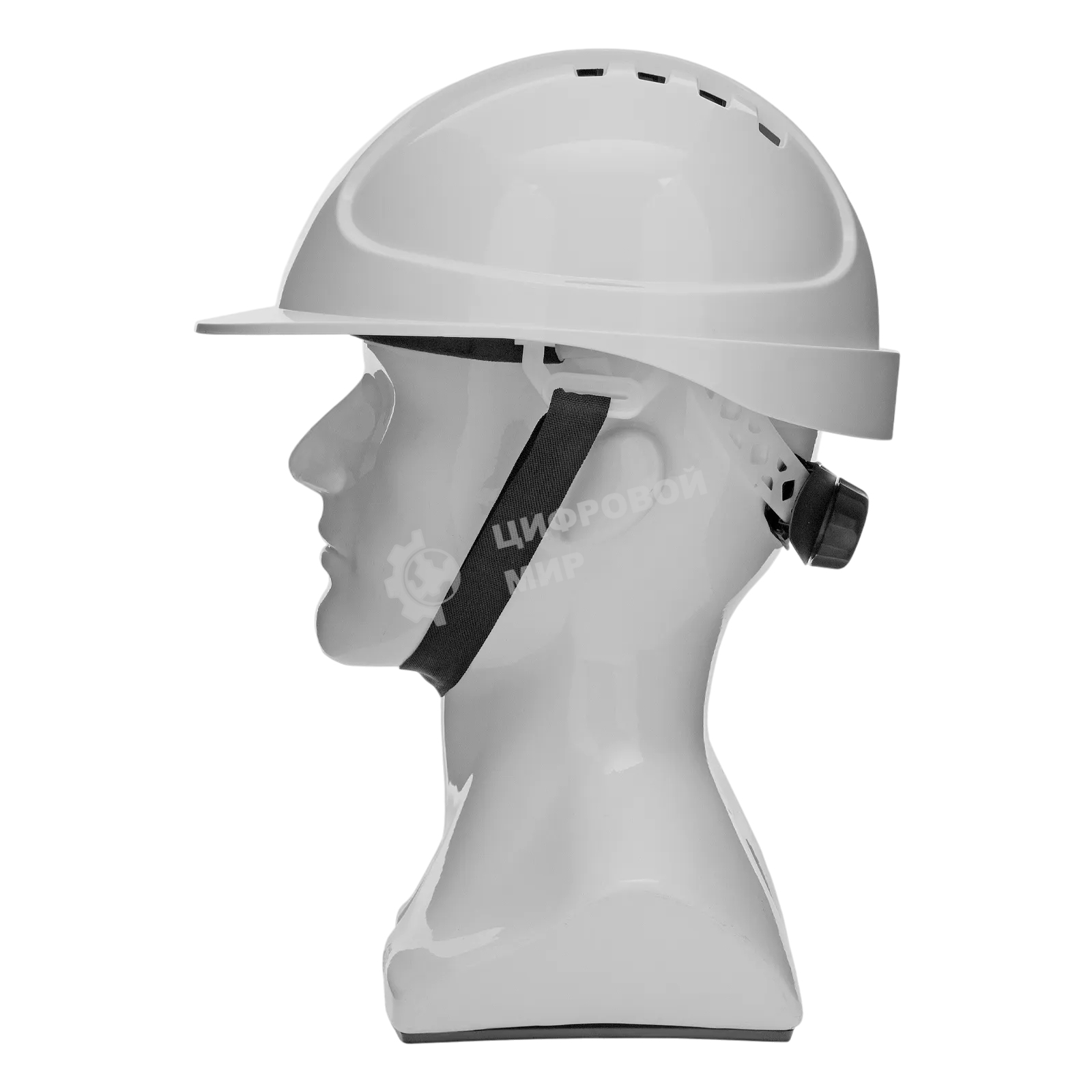 Каска защитная ударопрочная Denzel ABS/PC, плавная регулировка, модель 