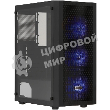 Корпус PcCooler MA100 MESH BK черный без БП ATX 3x120mm 1xUSB2.0 1xUSB3.0 audio bott PSU