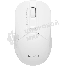 Мышь беспроводная A4Tech Fstyler FG12 белый, 1200 dpi, радиоканал, USB, кнопки - 3