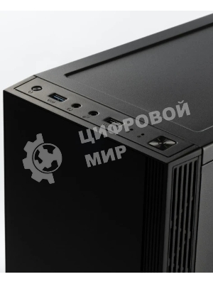 Корпус ATX Eurocase M12 черный, ABS пластик, 2*USB2.0, USB3.0, HD AUDIO