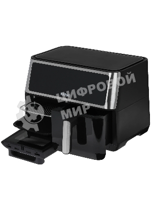 Аэрогриль Kitfort КТ-2256 черный, 2850 Вт, 11 л, сенсор, 10 программ