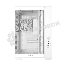Корпус ASUS A32 Plus, Midi-Tower, белый, 4 x 120 мм