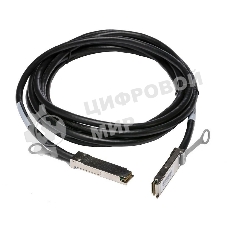 Пассивная кабельная сборка 100G, QSFP28, 30AWG, Passive, DAC, 1м Future Technologies FT-QSFP28-CabP-AWG30-1