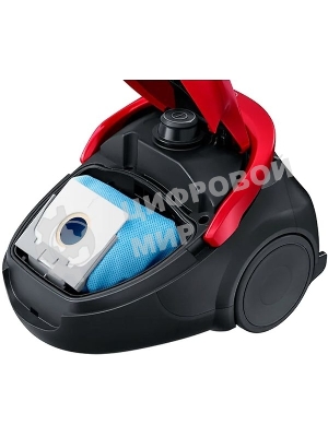 Пылесос Samsung VC20M253AWR красный, 460/2000 Вт, уборка сухая, пылесборник мешок 2.5 л