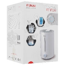 Увлажнитель воздуха FUNAI TENTOU USH-TTM7201WC белый, 30 м², 5 л, гигростат