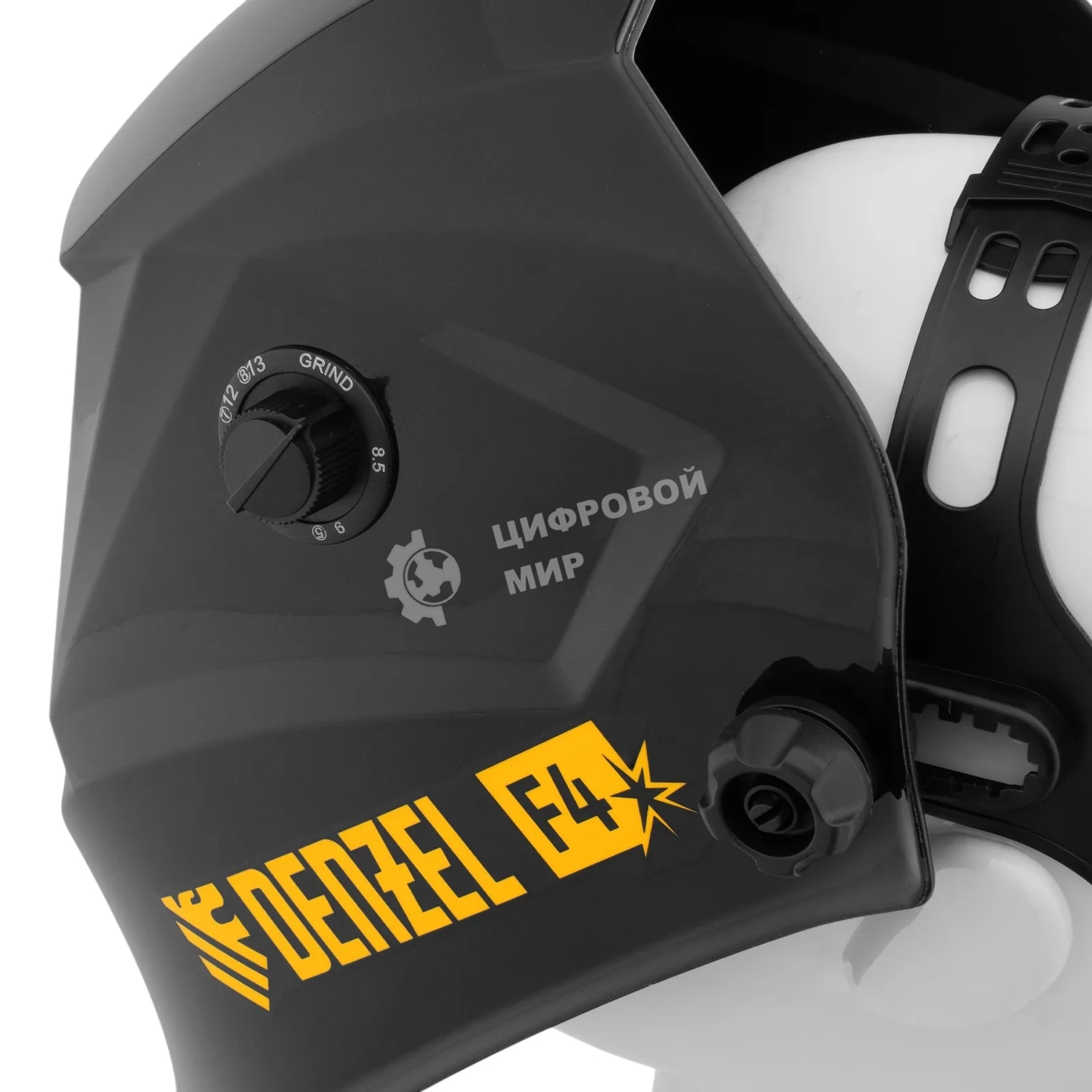 Щиток защитный лицевой (маска сварщика) Denzel F4, см. окно 90х35, DIN 9-13