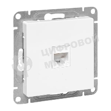 Механизм розетки RJ45 (cat5) EKF UP1-SOW-RJ45-5 белый Эпика