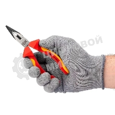 Тонкогубцы IEK K3 ARMA2L 3 изогнутые, диэлектрические, 160 мм