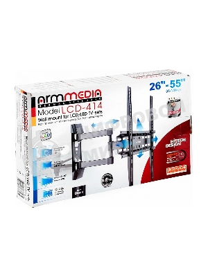 Кронштейн для телевизора Arm Media LCD-414 черный 26