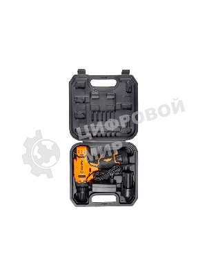 Дрель-шуруповерт Вихрь ДА-12Л-2КА, 12 В, 1,5 Ач, 25 Нм, щеточный