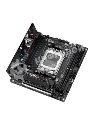 Материнская плата ASUS ROG STRIX B850-I GAMING WIFI, AM5, AMD B850, 2xDDR5, 2xM.2, 2xSATA, PCIe 4.0 x16, 1xHDMI, 1xUSB Type-C, 1x2.5Gb LAN, Wi-Fi 7, Bluetooth 5.4, 5xUSB-A 10Gbps, 1xUSB-C 20Gbps, 2xUSB-A 2.0, 3x3.5 мм, S/PDIF, 7.1, Mini-ITX