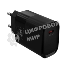 Сетевое зарядное устройство MORE CHOICE (4620202553515) NC68 1Type-C 3.0A PD 35W, черный