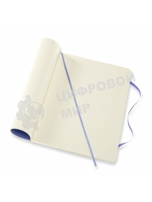 Блокнот Moleskine CLASSIC SOFT QP623B42 XLarge 190х250 мм, 192 страниц, нелинованный, мягкая обложка, голубая гортензия