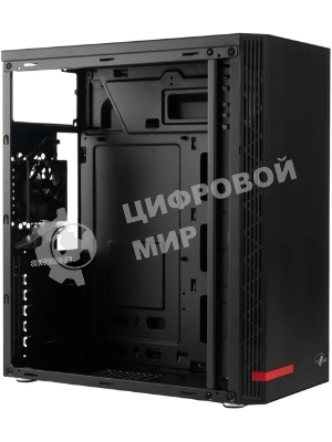 Корпус ATX Eurocase M12 черный, ABS пластик, 2*USB2.0, USB3.0, HD AUDIO