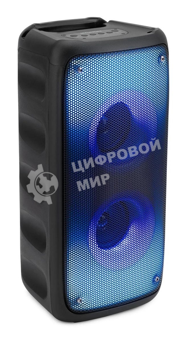 Минисистема Hyundai H-MC1230 черный 40Вт FM USB BT micro SD