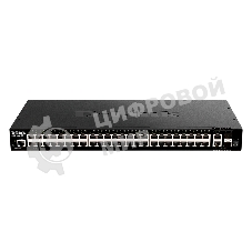 Коммутатор D-Link DGS-1520-52/A1A, 48×1 Гбит/с + 2×10 Гбит/с Base-T + 2×10 Гбит/с SFP+, управляемый