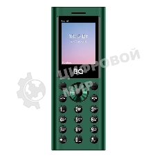 Мобильный телефон BQ 1858 Barrel зеленый/черный