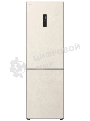 Холодильник LG GC-B459AEMW бежевый двухкамерный 234/110л морозилка снизу, No Frost