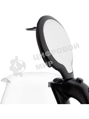 Чайник электрический 7095-VT(TR) Vitek Мощность 2200 вт.Объем 1.8 л,Материал корпуса термостойкое стекло.