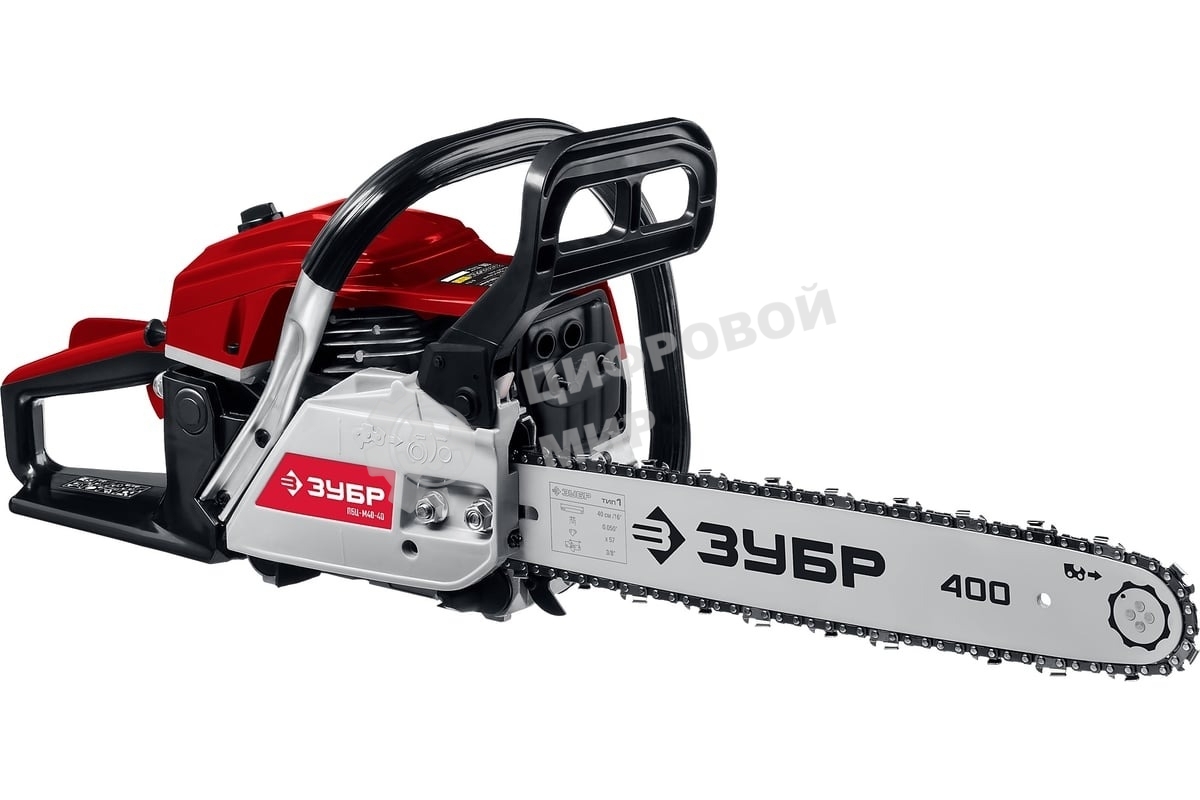 Бензопила Зубр ПБЦ-М40-40, 40 см3, шина 40 см