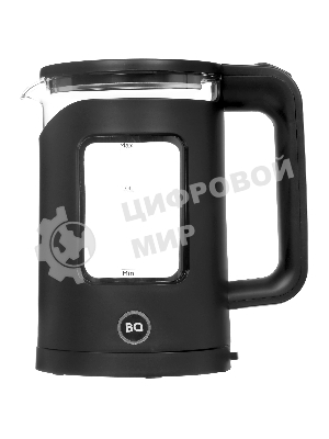 Чайник электрический BQ KT2000G черный. Мощность: 1500 Вт, Максимальный объем: 1.5 л